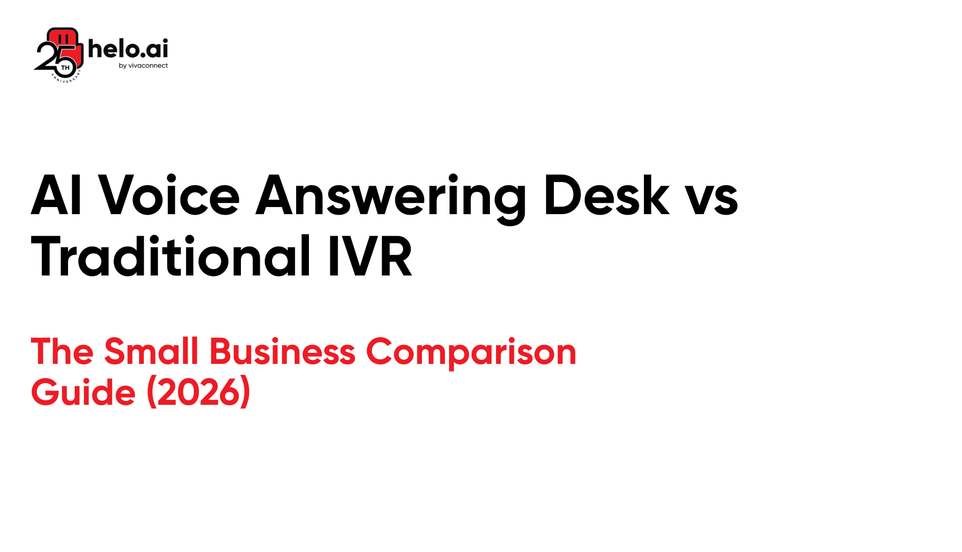 AI Voice Answering Desk vs Traditional IVR